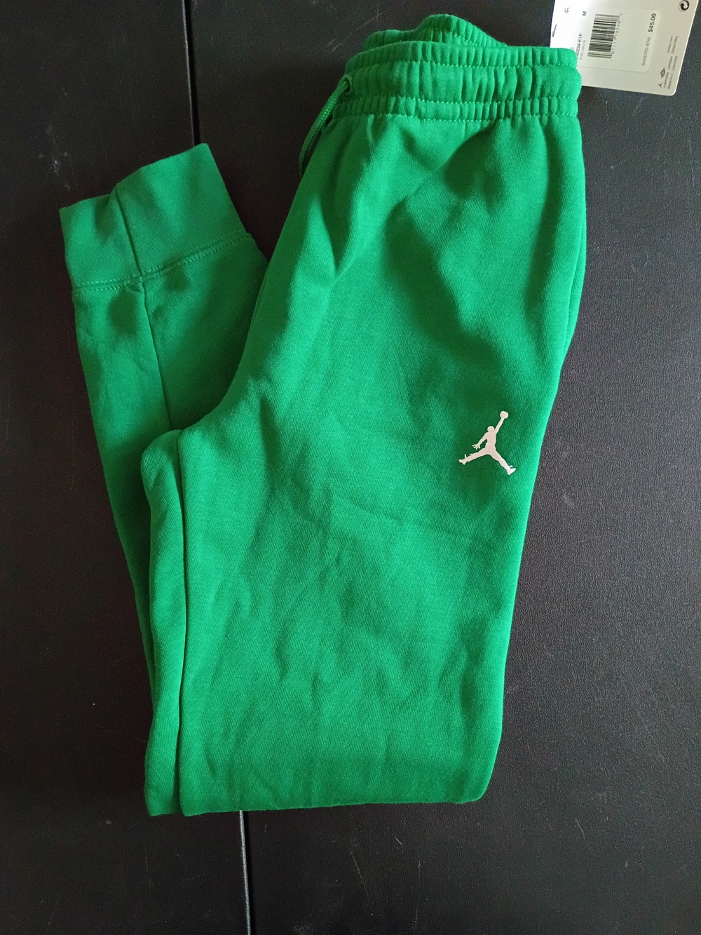 Jordan Youth Boys Fleece Sweatpants – Pine Green (Size Medium / 10-12Y)